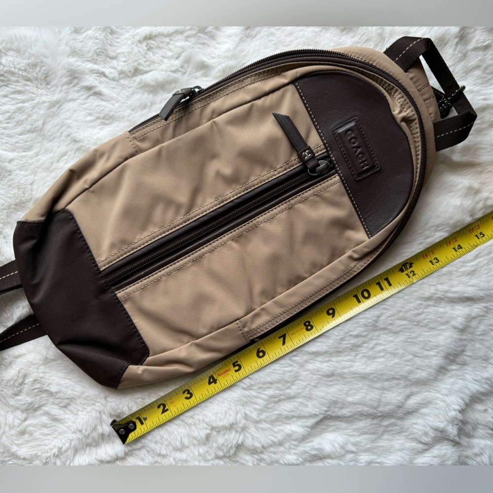 Couch Sling Bag (nylon) in brown, only used once